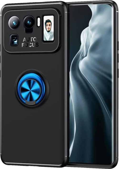 Xiaomi Mi 11 Ultra Ultra Koruma Sağlayan Stant Özellikli Yüzüklü Ravel Silikon Kılıf