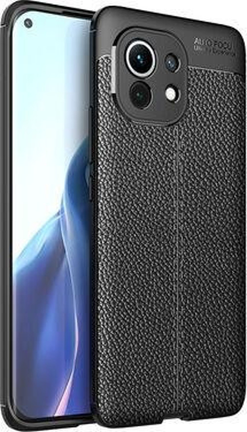 Xiaomi Mi 11 Deri Desenli Yüksek Koruma Sağlayan Niss Premium Silikon Kılıf