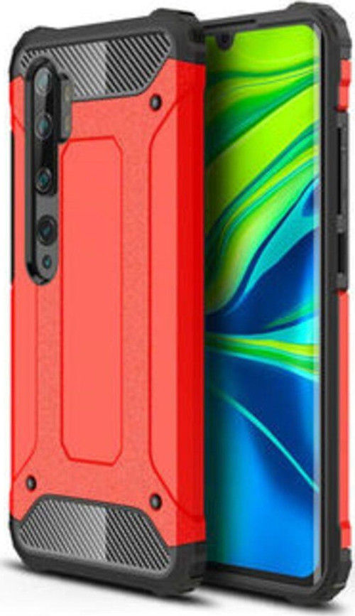 Xiaomi Mi Note 10 Tam Koruma Sağlayan Çift Katmanlı Crash Premium Sert Silikon Kılıf
