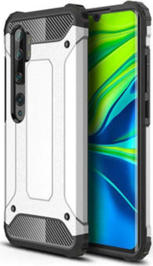 Xiaomi Mi Note 10 Tam Koruma Sağlayan Çift Katmanlı Crash Premium Sert Silikon Kılıf