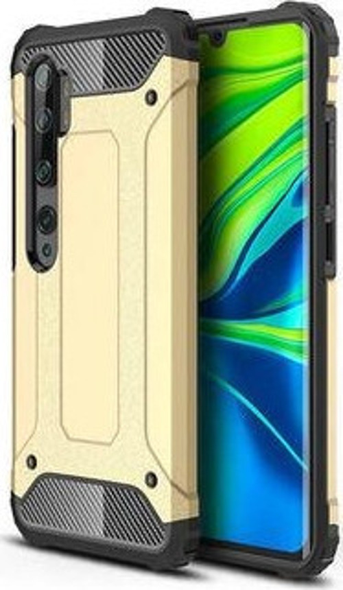 Xiaomi Mi Note 10 Tam Koruma Sağlayan Çift Katmanlı Crash Premium Sert Silikon Kılıf