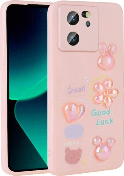 Xiaomi Mi 13T Kılıf Kabartma Figürlü Parlak Toys Silikon Kapak