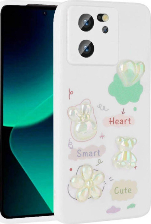 Xiaomi Mi 13T Kılıf Kabartma Figürlü Parlak Toys Silikon Kapak