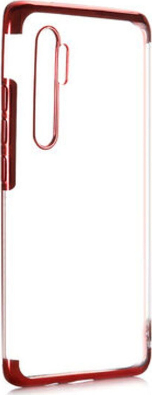Xiaomi Mi Note 10 Lite Kenarları Renkli Arkası Şeffaf Bosses Premium Silikon Kılıf