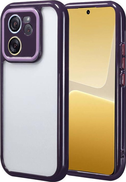 Xiaomi Mi 13T Kılıf Kamera Korumalı Renkli Kenar Ve Çerçeve Tasarımlı Vitamin Kapak