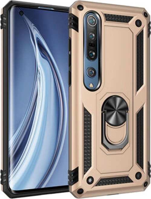 Xiaomi Mi Note 10 Lite Çift Katmanlı Ve Yüzüklü Tam Koruma Vega Premium Kılıf