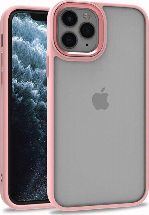İphone 11 Pro Arkası Şeffaf Kenarları Renkleri Flora Premium Silikon Kılıf