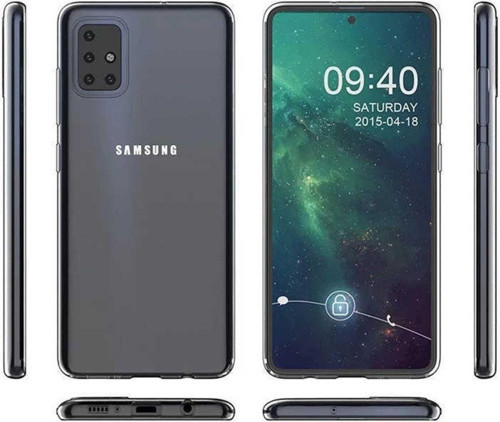 Samsung Galaxy A81 Esnek Şeffaf Sheer Premium Silikon Kılıf