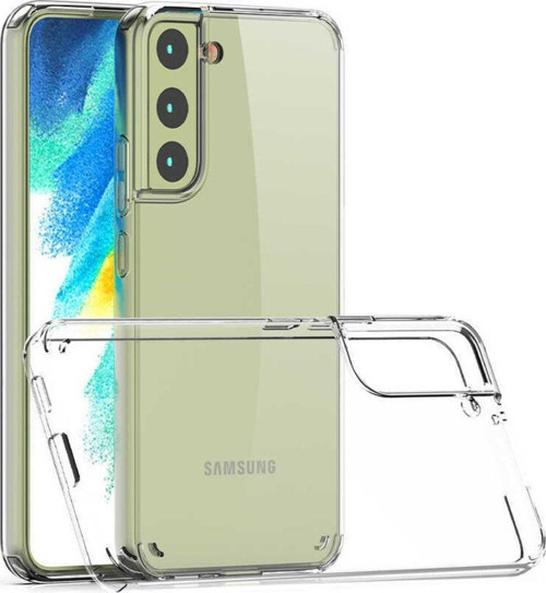 Samsung Galaxy S22 Şeffaf Tam Koruma Sert Coss Premium Silikon Kılıf