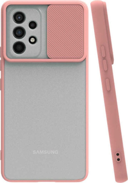 Samsung Galaxy A53 5G Kamera Koruma Sürgülü Palm Premium Şık Silikon Kılıf