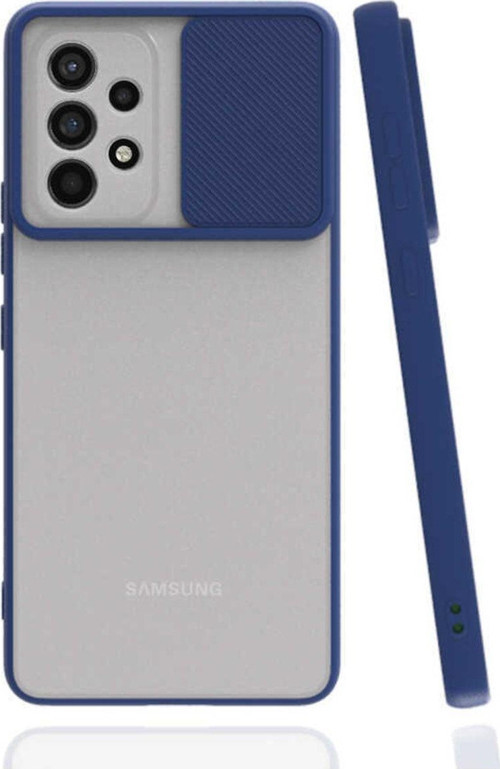 Samsung Galaxy A53 5G Kamera Koruma Sürgülü Palm Premium Şık Silikon Kılıf