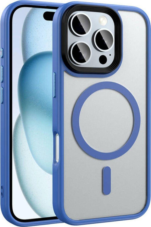 İphone 16 Pro Max Kılıf Şık Tasarımlı Wireless Şarj Özellikli Flet Magsafe Kapak