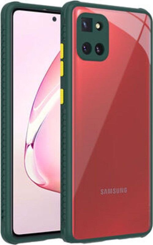 Samsung Galaxy A81 Kamera Korumalı Ve Şık Tasarımlı Kaff Premium Sert Silikon Kılıf