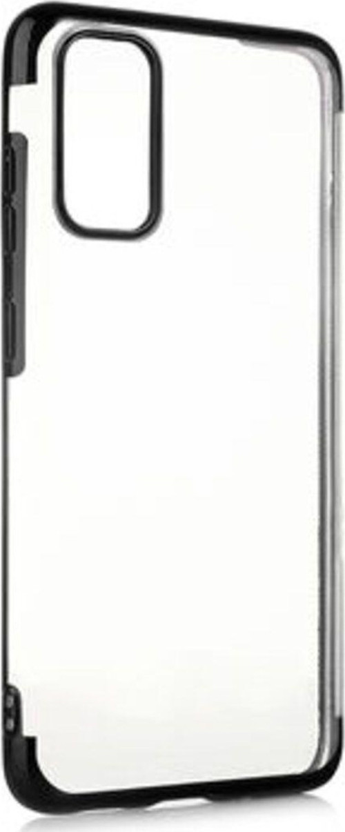 Samsung Galaxy A02S Kenarları Renkli Arkası Şeffaf Bosses Premium Silikon Kılıf