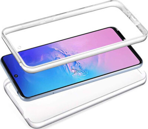 Samsung Galaxy A02S Kılıf Şeffaf 360 Derece Koruma Enjoy Kapak