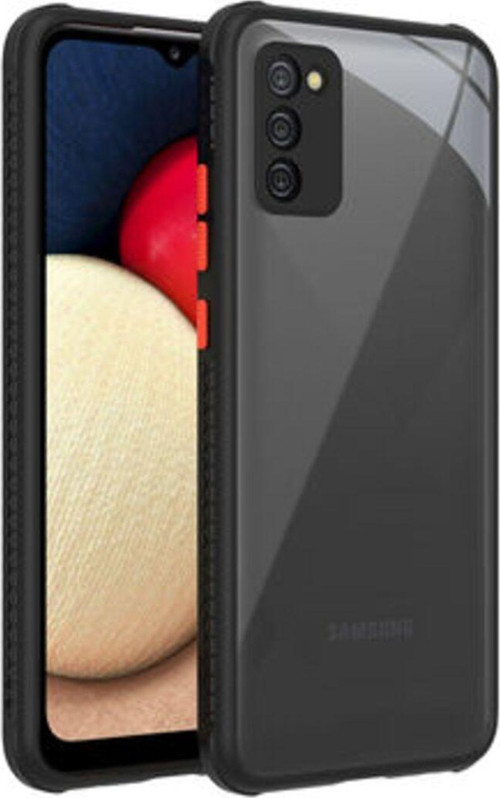 Samsung Galaxy A02S Kamera Korumalı Ve Şık Tasarımlı Kaff Premium Sert Silikon Kılıf