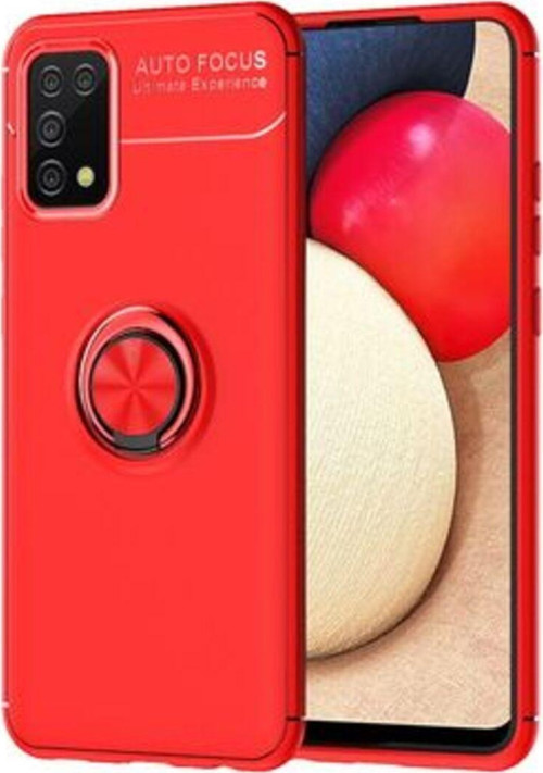 Samsung Galaxy A02S Ultra Koruma Sağlayan Stant Özellikli Yüzüklü Ravel Silikon Kılıf