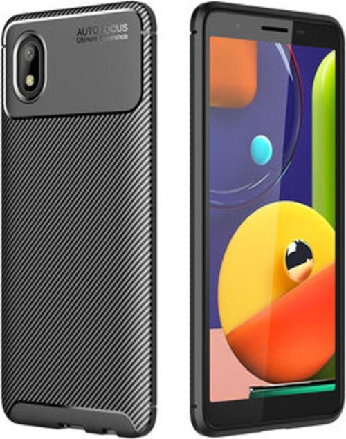 Samsung Galaxy A01 Core Gofret Desenli Ultra Koruma Sağlayan Negro Silikon Kılıf
