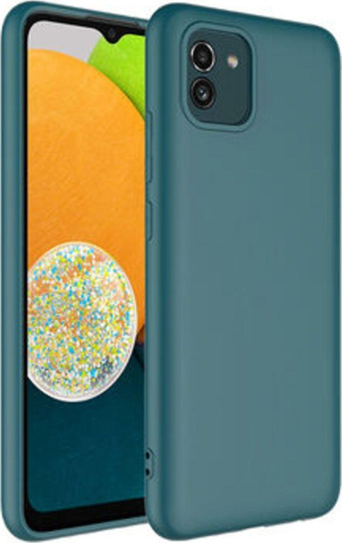 Samsung Galaxy A03 İçi Kadife Dolgulu Şık Candy Lansman Silikon Kılıf