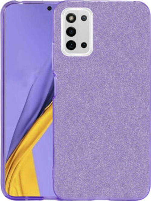 Samsung Galaxy A03S Simli Ve Parlak Şık Shining Premium Silikon Kılıf