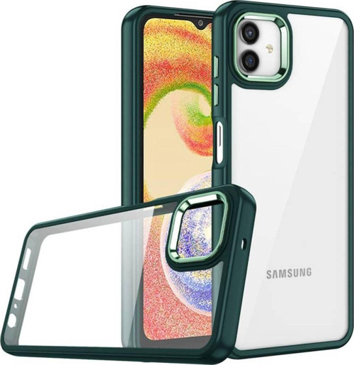 Samsung Galaxy A04 Şık Görünümlü Ve Arkası Şeffaf Flora Premium Kılıf