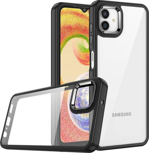 Samsung Galaxy A04 Şık Görünümlü Ve Arkası Şeffaf Flora Premium Kılıf