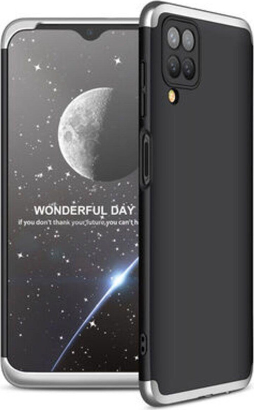 Samsung Galaxy A12 3 Parçalı Tam Koruma Şık Astrea Premium Sert Kılıf