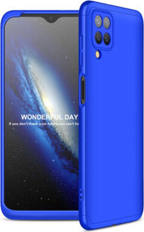 Samsung Galaxy A12 3 Parçalı Tam Koruma Şık Astrea Premium Sert Kılıf