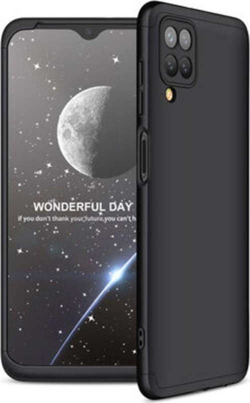 Samsung Galaxy A12 3 Parçalı Tam Koruma Şık Astrea Premium Sert Kılıf