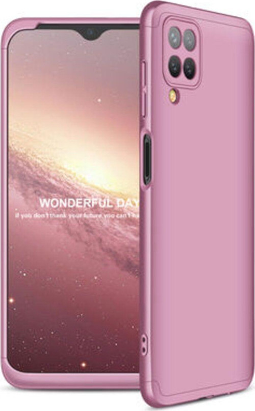 Samsung Galaxy A12 3 Parçalı Tam Koruma Şık Astrea Premium Sert Kılıf