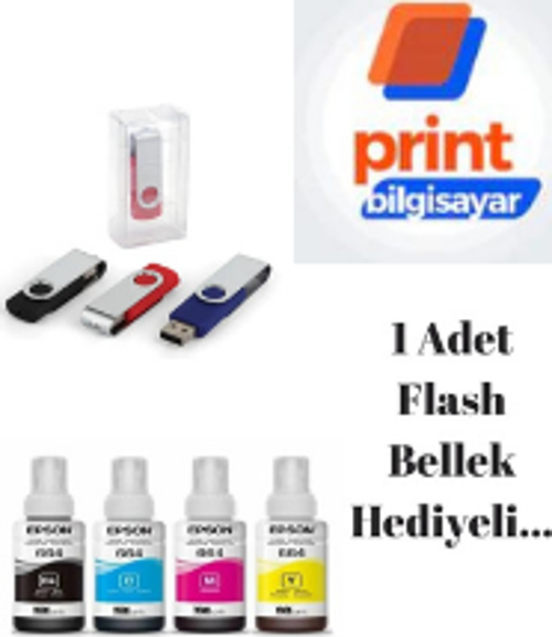 T6641/T6642/T6643/T6644 / L385 Orjinal Mürekkep Takımı Flash Usb Bellek Hediyeli