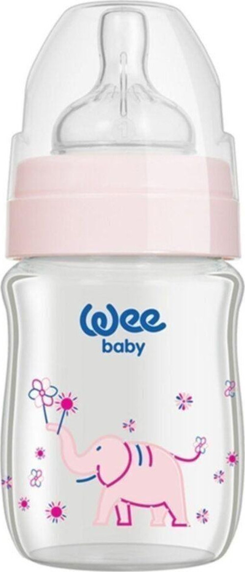 Baby Klasik Plus Geniş Ağızlı Isıya Dayanıklı Cam Biberon 120Ml 139