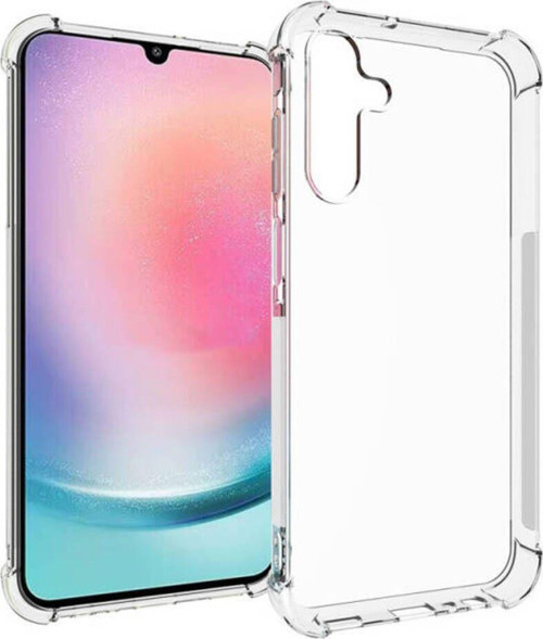 Samsung Galaxy A15 Köşe Korumalı Şeffaf Jelly Premium Silikon Kılıf