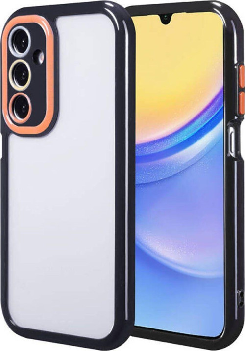 Samsung Galaxy A15 Kılıf Kamera Korumalı Renkli Kenar Ve Çerçeve Tasarımlı Vitamin Kapak