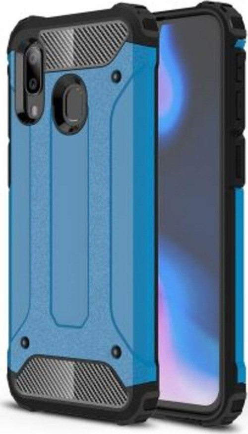 Samsung Galaxy A20 Tam Koruma Sağlayan Çift Katmanlı Crash Premium Sert Silikon Kılıf