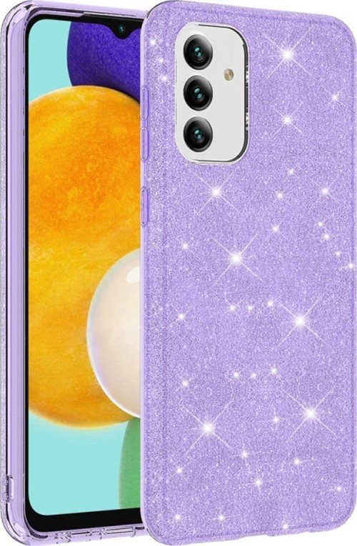 Samsung Galaxy A13 5G Simli Ve Parlak Şık Shining Premium Silikon Kılıf