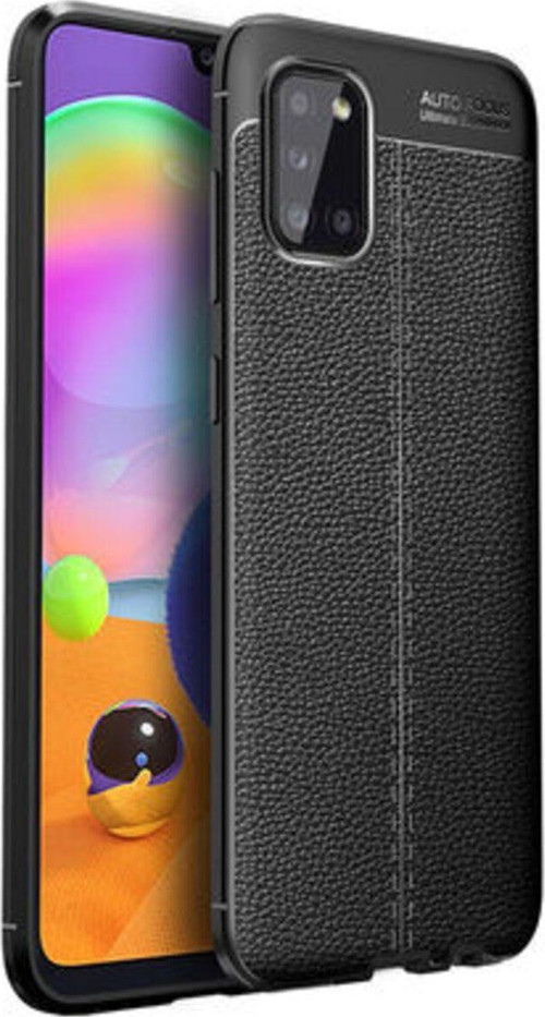 Samsung Galaxy A31 Deri Desenli Yüksek Koruma Sağlayan Niss Premium Silikon Kılıf