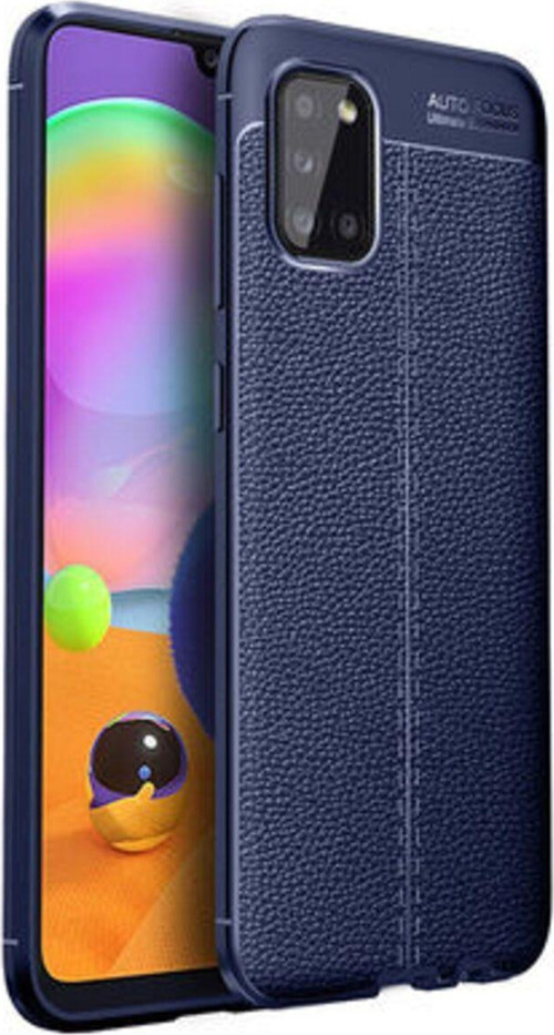 Samsung Galaxy A31 Deri Desenli Yüksek Koruma Sağlayan Niss Premium Silikon Kılıf