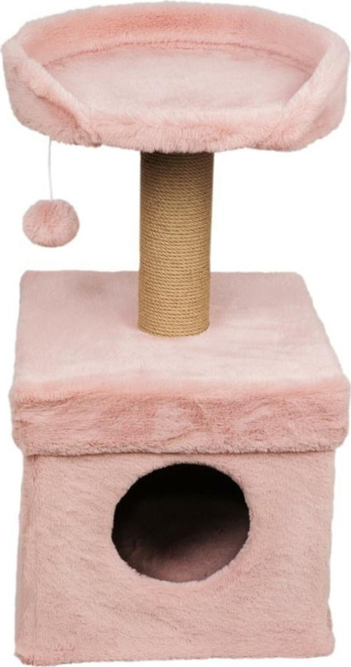 39x39x72 cm Kedi Oyun Evi ve Tırmalama Platformu Pembe