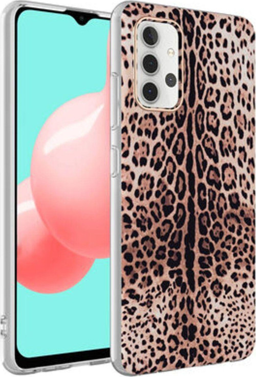 Samsung Galaxy A32 4G Transparan Desenli Şık Bella Premium Silikon Kılıf