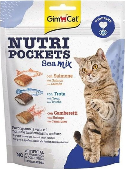 Nutripockets Sea Mix Taurinli Kedi Ödül Tableti 150 Gr - Purlo