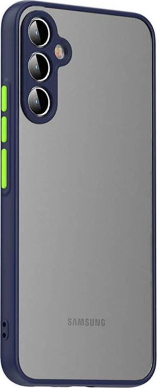 Samsung Galaxy A34 Kenarları Renkli Arkası Buğulu Şık Hux Silikon Kılıf