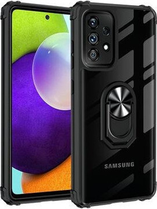 Samsung Galaxy A32 4G Yüzüklü Ve Kenarları Renkli Köşe Korumalı Mola Premium Pc Silikon Kılıf