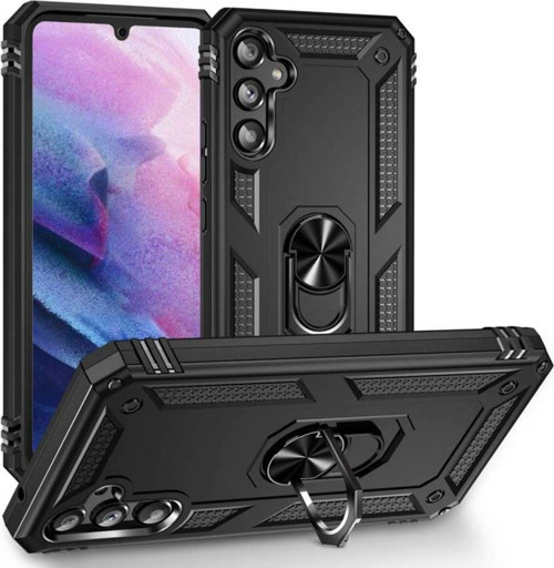 Samsung Galaxy A34 Çift Katmanlı Ve Yüzüklü Tam Koruma Vega Premium Kılıf