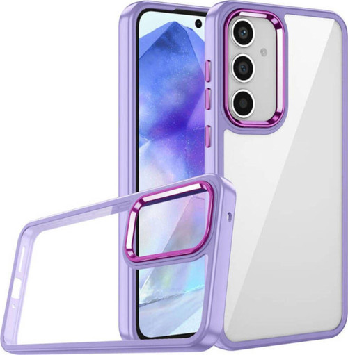 Samsung Galaxy A35 Şık Görünümlü Ve Arkası Şeffaf Flora Premium Kılıf