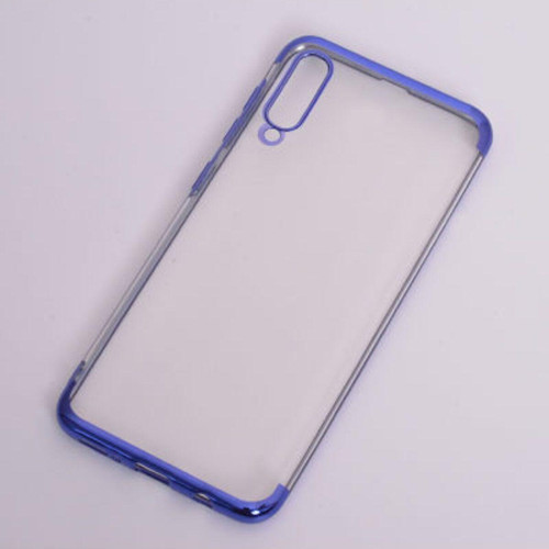 Samsung Galaxy A50 Kenarları Renkli Arkası Şeffaf Bosses Premium Silikon Kılıf