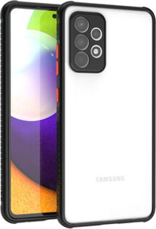 Samsung Galaxy A52 Kamera Korumalı Ve Şık Tasarımlı Kaff Premium Sert Silikon Kılıf