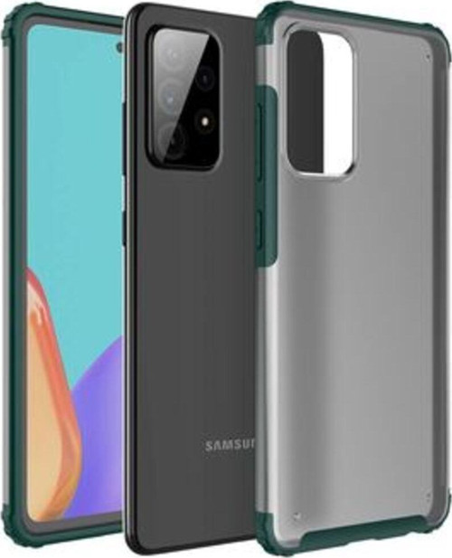 Samsung Galaxy A52 Sert Yapılı Ve Köşe Korumalı Arkası Buğulu Şık Volks Premium Kılıf