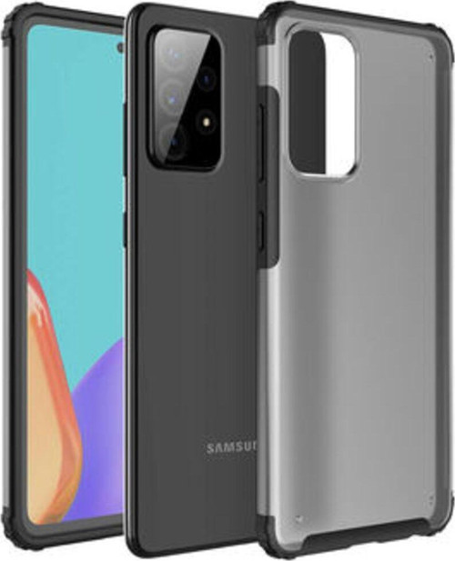 Samsung Galaxy A52 Sert Yapılı Ve Köşe Korumalı Arkası Buğulu Şık Volks Premium Kılıf