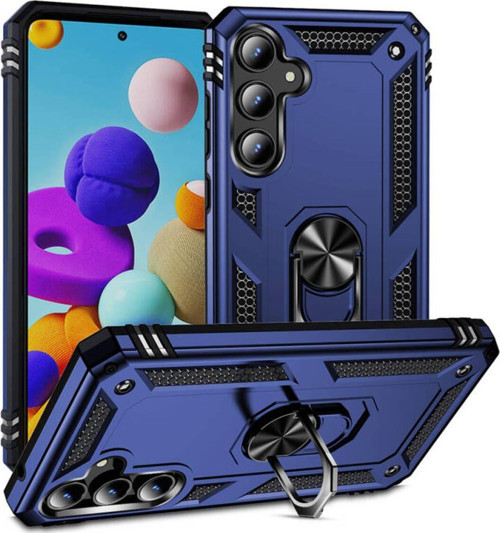 Samsung Galaxy A55 Çift Katmanlı Ve Yüzüklü Tam Koruma Vega Premium Kılıf